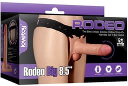 Lovetoy Holle Strap On dildo 21 cm - beige — thumbnail 1