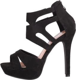 Dames Pumps Open Teen Hoge Hakken Chunky Zomermodellen — thumbnail 3