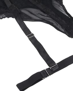 Plus Size – Sexy Lingerie Body – Luxe Lingerie – Classy – Kant – Erotische Lingerie – Bodysuit – Strapless – Jarretelset – Lingerieset – Kinky – Erotische Body – Shapewear Corset – Strappy Harnas – Top – Dare to Undress Maat S, M, L, XL, XXL, 3XL/4XL — thumbnail 12