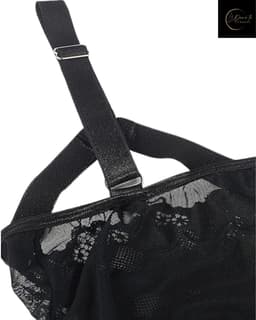 Plus Size – Sexy Lingerie Body – Luxe Lingerie – Classy – Kant – Erotische Lingerie – Bodysuit – Strapless – Jarretelset – Lingerieset – Kinky – Erotische Body – Shapewear Corset – Strappy Harnas – Top – Dare to Undress Maat S, M, L, XL, XXL, 3XL/4XL — thumbnail 5