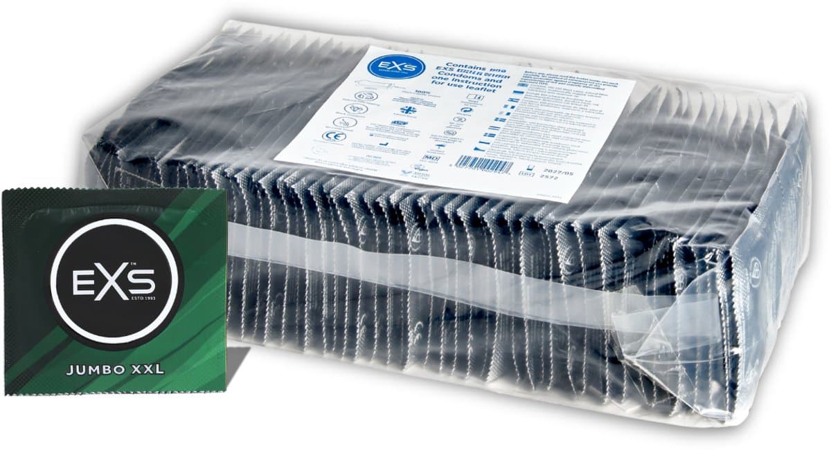 EXS JUMBO Large condooms (69mm) 144 stuks — afbeelding 1