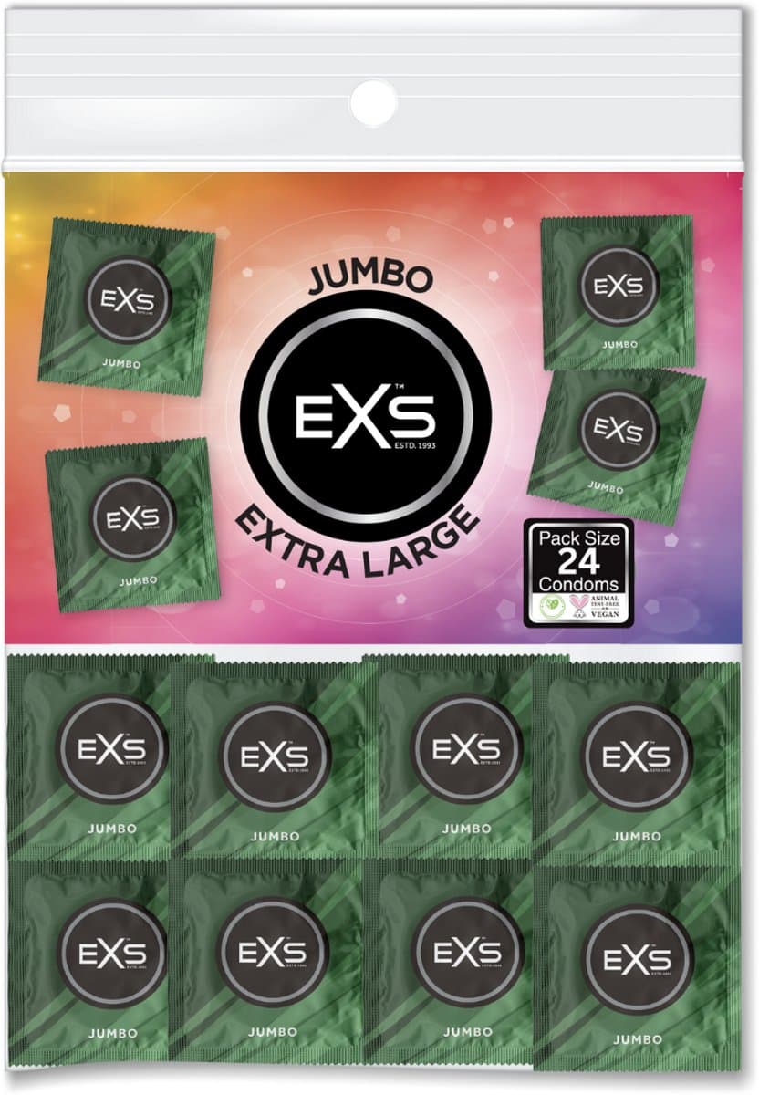 EXS JUMBO Large condooms (69mm) 24 stuks — afbeelding 1