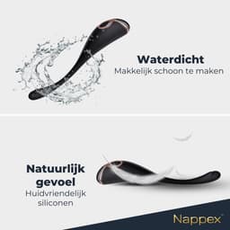 G spot, Clitoris en Prostaat Stimulator - Nappex™ Ica Vibrator [Discreet Verzonden] - Vibrators voor Mannen Vrouwen en Koppels - Bullet en Wand Sex Toys - Stil - Buigbaar - Realistisch - Prostate Massager - Anaal Seksspeeltjes - Kamasutra - Erotiek — thumbnail 6