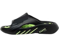 Massage Pantoffels - Comfortabele Sandalen - Binnen en Buiten - Antislip Zool - Maat 42-43 - Zwart Groen
