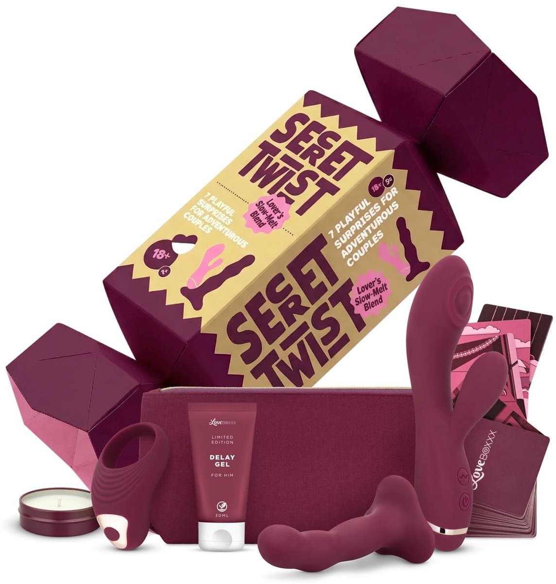 LoveBoxxx - Secret Twist Couples Set - Deep Desire — afbeelding 1