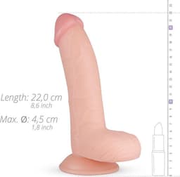 Felix Realistische Dildo Met Balzak - 22 cm — thumbnail 2
