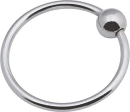 Banoch - Glansring Veronica 28 mm - metalen eikelring met bal - cockring | penisring — thumbnail 1