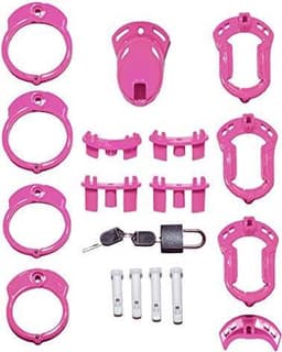 The Vice - Kuisheidskooi - Peniskooi - Chastity Cage - Roze - Verkrijgbaar in de Maten Mini Standaard en Plus Standaard — thumbnail 22
