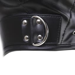 Banoch - Gimp/2 Black - zwart bondage masker van pu leer - bdsm — thumbnail 13
