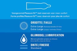 Durex Comfort XL – Extra Grote Condooms – 12 Stuks – Easy-On Pasvorm voor Comfort – Betrouwbare Bescherming – Transparant & Geurloos — thumbnail 3