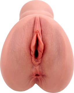 Fleshy Kunstvagina & Anus Masturbator – Realistisch Design – Pocket Pussy voor Mannen – Sex Toy met Levensecht Gevoel — thumbnail 1