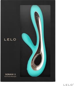 LELO SORAYA 2 – Rabbitstimulator – Waterdicht – Draadloos – Aqua — thumbnail 11