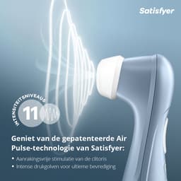 Satisfyer Pro 2 Next Generation, producttest 1,6 (GOED), clitoriszuiger met 11 intensiteitsniveaus, oplegvibrator met accutechnologie, waterdicht — thumbnail 3