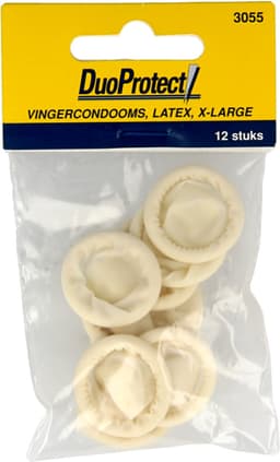 Duoprotect Vingercondoom maat XL 12 Stuks — thumbnail 1