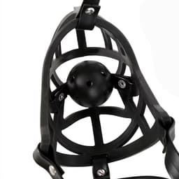 Muzzle Gag Masker - BDSM - Verstelbaar - Seks Mask - Extreme Fetish - Muilkorf — thumbnail 4