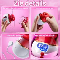 Sex Toys voor Vrouwen Likkende Tong Vibrator - Vibrators voor Vrouwen - Tong Vibrator - Clitoris Zuiger – Diep Waterdicht – Bef Vibrator met 10 Sterke Standen - Siliconen – Discreet Verzonden — thumbnail 4