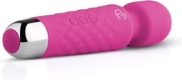 EasyToys - Mini Wand Vibrator - Wandvibrator - Ook voor Massages - Oplaadbaar - Waterproof - Wand Vibrator - Vibrator - Vibrators voor Vrouwen - Sex Toys voor Vrouwen - Vibrators - Roze — thumbnail 5