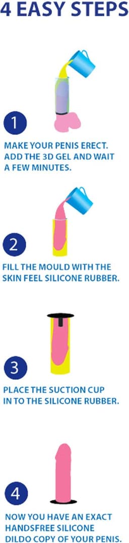 Wonderboys – Clone Boy Dildo Creatie Set voor 2 Exacte Replica’s van Penis - beigeig — thumbnail 14
