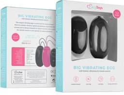 EasyToys - XL Vibrerend Ei Met Afstandsbediening - Vibratie Ei - Koppeltoy - Vibrator voor Vrouwen - Vibrator voor Koppels - Sex Toys voor Vrouwen - Zwart — thumbnail 2