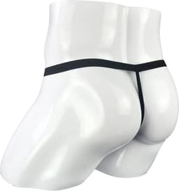 String-Heren-Visnet-Erotisch-Rits-Elastisch-Zwart-Goedkoop-Opwindend-Sexy — thumbnail 3