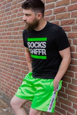 Sk8erboy sportshorts - neon green small — thumbnail 2
