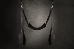 Shots - Ouch! OU903BLK - Over the Door Swing - Black — thumbnail 9