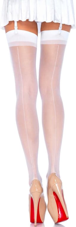 Sheer backseam stockings — thumbnail 2
