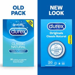 Durex - Condooms - Classic Natural - 4 x 20 stuks - Voordeelverpakking — thumbnail 10