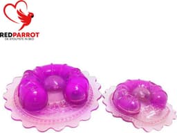 Set van 2 tepelvibrators - Tepel en borst - Cover - Zelfklevend — thumbnail 1