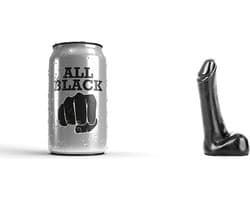 All Black Realistische Dildo zwart