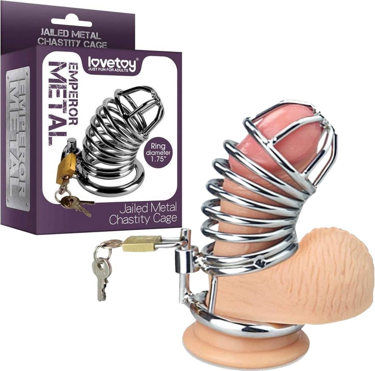 Jailed Metal Chastity Cage — afbeelding 1