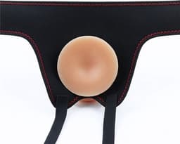 Nooitmeersaai - Easy Strap-On blanke voorbinddildo - 19 cm — thumbnail 5
