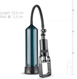 EasyToys - Penispomp met Grippomp - Sex Toys voor Mannen - Voor een Hardere en Langere Erectie - 20 cm - Zwart — thumbnail 8