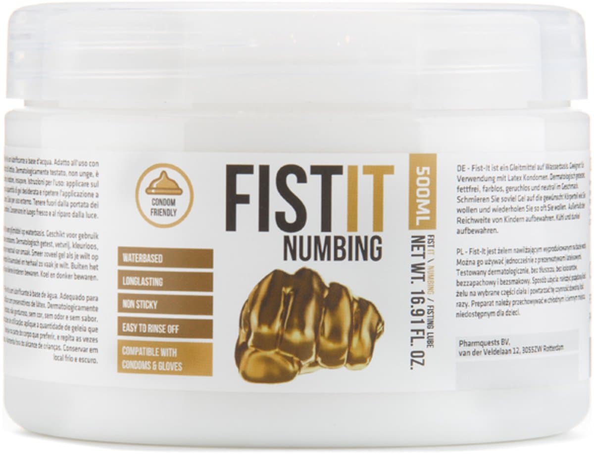 Pharmquests Fist-It Numbing - Verdovende Anaalcrème - 500 Ml — afbeelding 1