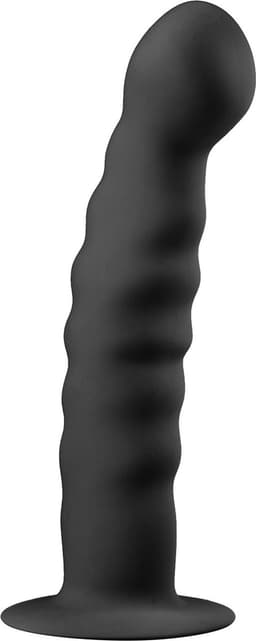 EasyToys - Siliconen Dildo met Zuignap - Dildo's - Sex Toys voor Vrouwen en Mannen - Dildo Mannen Anaal - Zwart — thumbnail 2