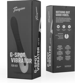 Teazers - G-Spot Vibrator - Oplaadbaar - Vibrators voor Vrouwen - Sex Toys voor Vrouwen - Vibrators - G-Spot Vibrator - Zwart — thumbnail 10