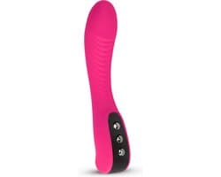 EasyToys - Classics Vibe - Geribbelde G-Spot Vibrator voor Vrouwen Maximum Pleasure - Oplaadbaar - Waterproof - Vibrators voor Vrouwen - Sex Toys voor Vrouwen - Vibrators - Roze
