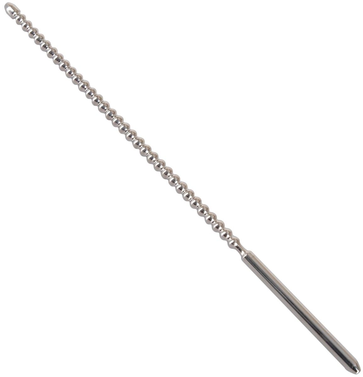 Sextreme – RVS Penis Plug Dilator met Lang Ontwerp en Extra Geribbeld voor Stimulatie - Zilver — afbeelding 1