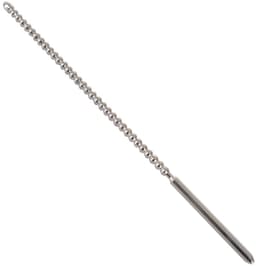 Sextreme – RVS Penis Plug Dilator met Lang Ontwerp en Extra Geribbeld voor Stimulatie - Zilver — thumbnail 1