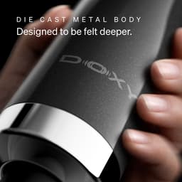 Doxy 2.0 - Die Cast Max Plug‑In - Wandmassager - Metaal - Zwart - Doxy 2.0 Wand Vibrator — thumbnail 2