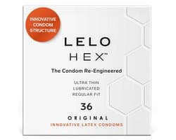 LELO HEX Original - condooms - 54 mm - 36 stuks