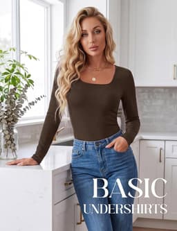 Thermische Tops Dames Mouwen Vierkante Hals Base Layer — thumbnail 5