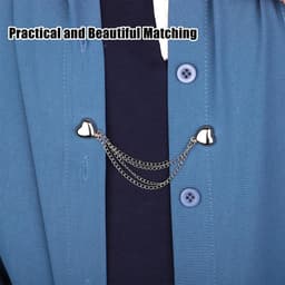 6st Magnetische Kledingspelden, Multifunctionele Sterke Magneetspeld voor Het Bevestigen van de Zoom van Kleding Lange Broekspijpen Mouwen van Shirts(Hartstijl) — thumbnail 3