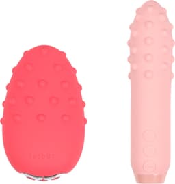 Je Joue - Cadeauset Double Trouble - Bullet Vibrator & Clitoris Vibrator - Roze/Koraal — thumbnail 1