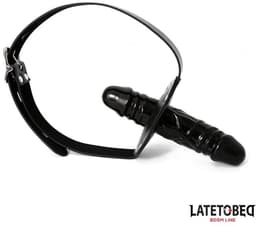 LATETOBED BDSM LINE Dubbele Penis Gag — thumbnail 4