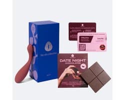 The Oh Collective Date Night Glow - Erotische cadeauset - G-spot vibrator + libido chocolade voor koppels