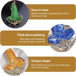 Broches, Groen en Blauw, Damesbroches, gepersonaliseerde broches, vintage broches, perfect voor Lord of the Rings-fans en Hobbit-fans — thumbnail 5