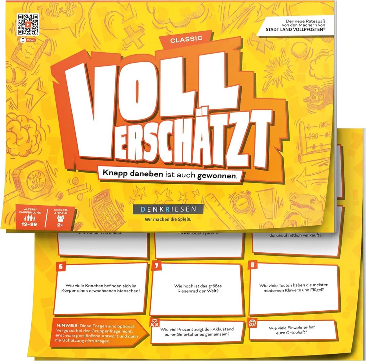 Schatspel voor Volwassenen en Kinderen | Classic Edition | DIN A4 Speelblok | Geschikt vanaf 12 jaar | Gezellig Familiespel zonder Internet — afbeelding 1