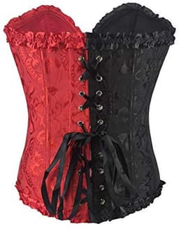 Burlesque Bustier Corset Top met Rits en Kanten — thumbnail 3