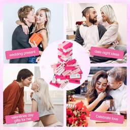Groot Torenspel Houtblokken (54 stuks) met Romantische Date Night Uitdagingen voor Koppels — thumbnail 4